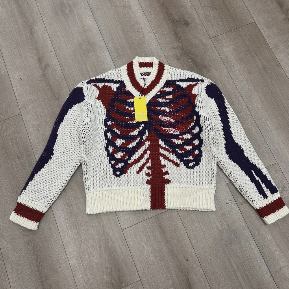New Thames MMXX "The Hector P.G." Skeleton Knit Sweater sz XS SF